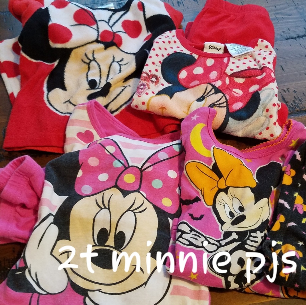 2t minnie mouse pajamas